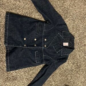GYM BOREEKids Double-Breasted Denim Jacket